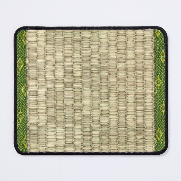 Item preview, Traditional Japanese Tatami Mat Green Border designed and sold by OsakaYumeWorks.