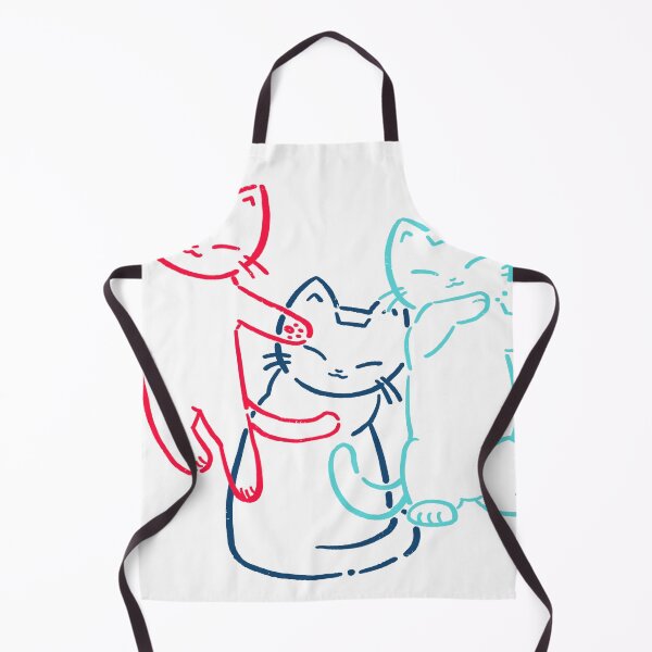 Item preview, Cute Kawaii Red Blue Palette Cat designed and sold by Sleepy-Town.