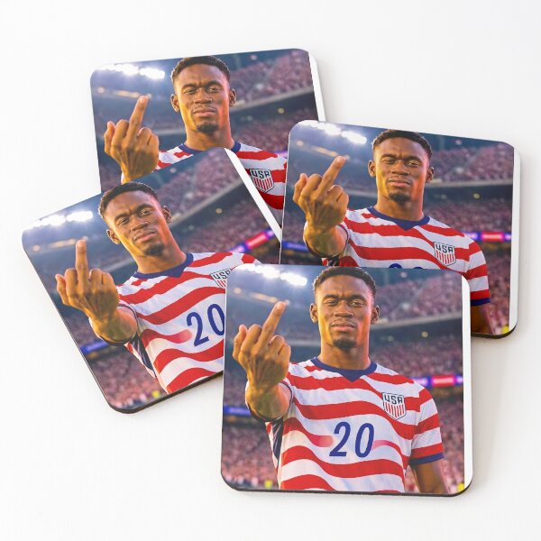 Item preview, Folarin Balogun middle finger United States designed and sold by SechainMailo.