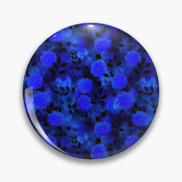 Item preview, Midnight Blue Daisies Seamless Botanical Pattern designed and sold by igraphixart.