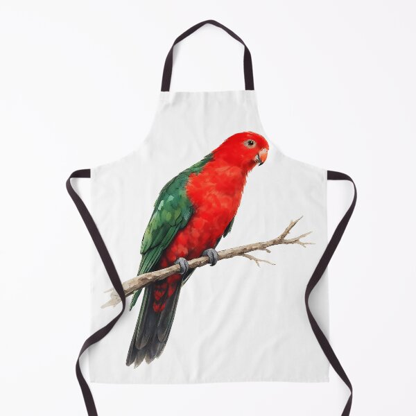 Item preview, Australian King Parrot Watercolour Illustration designed and sold by Jaruart.