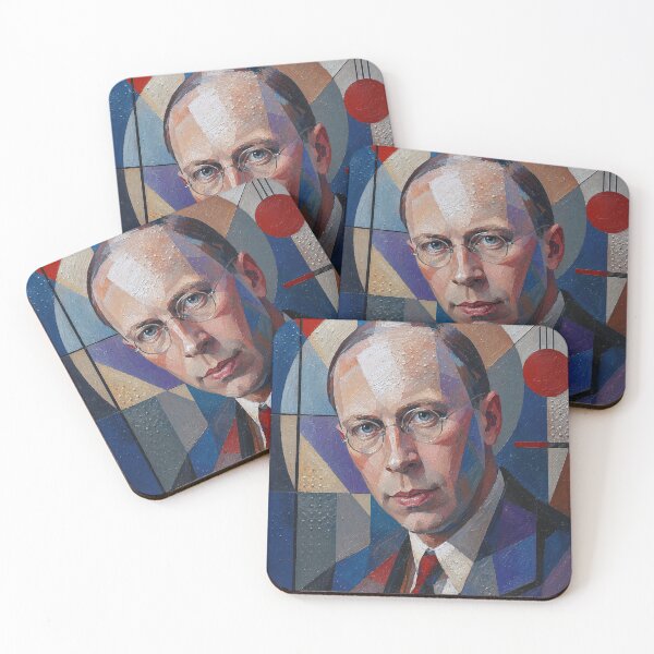 Item preview, Sergei Prokofiev, Russian composer and pianist painting. designed and sold by GalleryKauffeld.