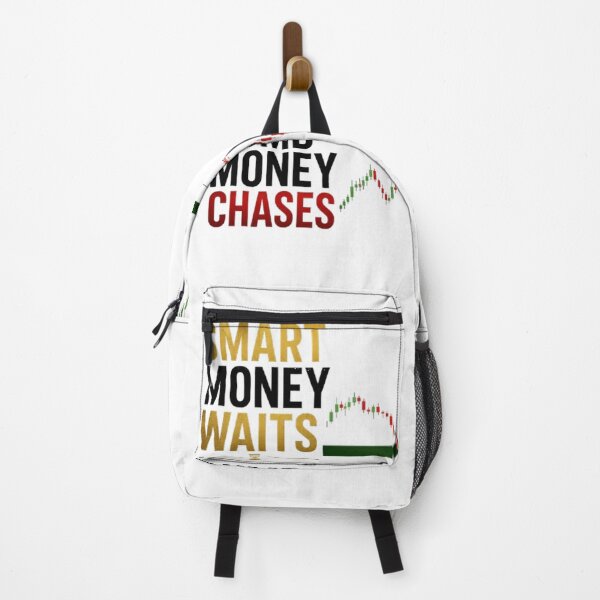 Item preview, Smart Money Waits Dumb Money Chases Trading Quote Forex Trader T-Shirt designed and sold by PipForgeStudio .