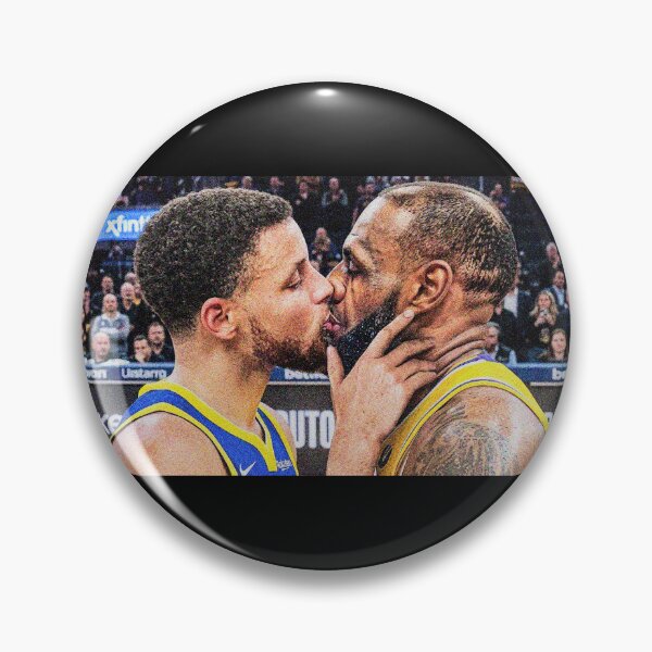 Item preview, Steph Curry and LeBron James Kissing  designed and sold by NgocLanDesign.