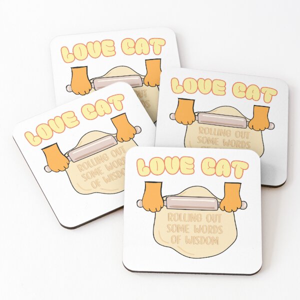 Item preview, Rolling out some words of wisdom - Love Cat designed and sold by BritishDelights.