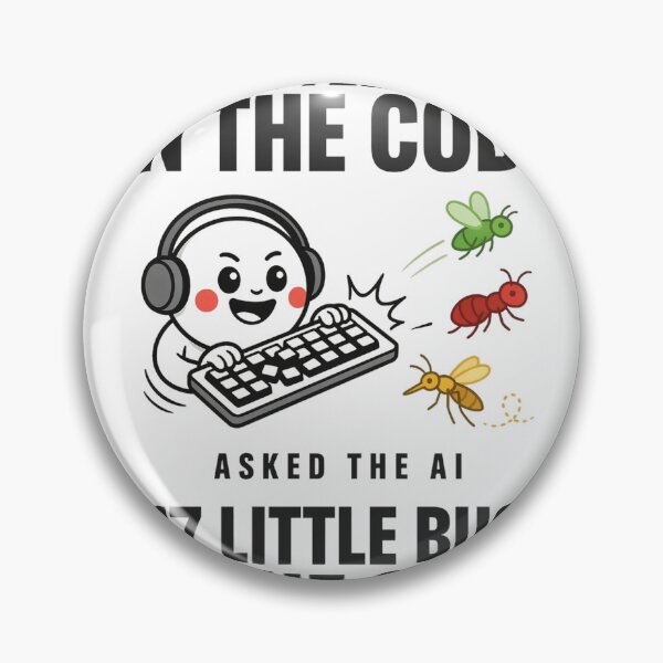 Item preview, 99 Little Bugs In The Code Asked The AI designed and sold by Bianca Oltean.