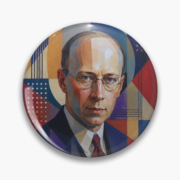 Item preview, Sergei Prokofiev, Russian composer and pianist painting. designed and sold by GalleryKauffeld.