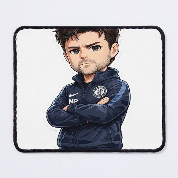Item preview, Pochettino chibi sticker designed and sold by SechainMailo.