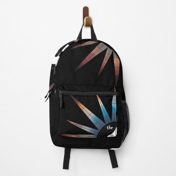 Item preview, Futuristic White Rounded Text Overlaying Colorful Multi Pointed Star Burst designed and sold by mastergiftshop.
