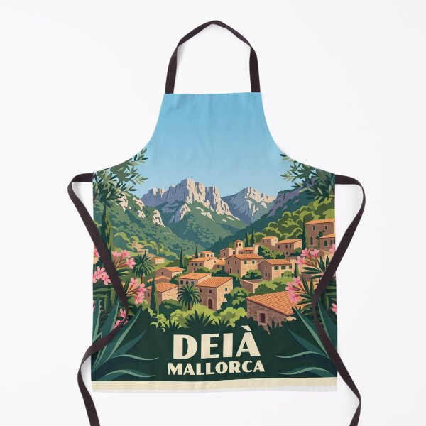 Item preview, Deia Mallorca Vintage Travel Poster Mediterranean designed and sold by MavtM.