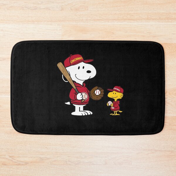 Item preview, Snoopy Woodstock Cincinnatii Baseball designed and sold by WilliamFerris.