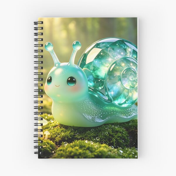 Item preview, The Celestial Snail - Cute Emerald Jelly Snail with Galaxy Shell designed and sold by ABYSSLAB.
