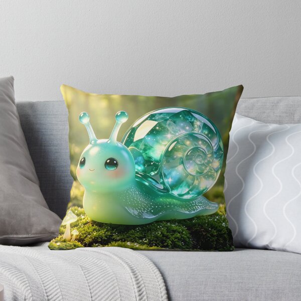 Item preview, The Celestial Snail - Cute Emerald Jelly Snail with Galaxy Shell designed and sold by ABYSSLAB.