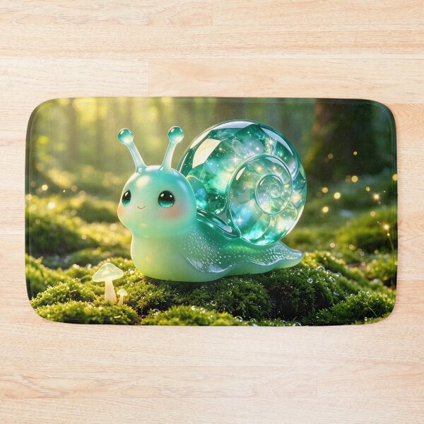 Item preview, The Celestial Snail - Cute Emerald Jelly Snail with Galaxy Shell designed and sold by ABYSSLAB.
