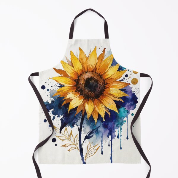 Item preview, Modern Watercolor Sunflower - Botanical Floral Art Print designed and sold by Darlin8888.