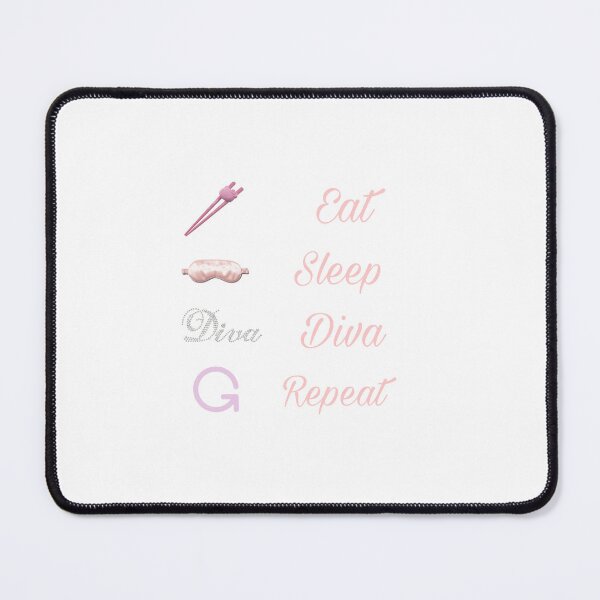 Item preview, Eat, sleep, diva, repeat designed and sold by Lexi DesignZ .