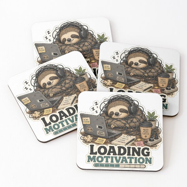 Item preview, Loading Motivation Funny Sloth designed and sold by NarpLTD.
