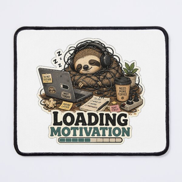Item preview, Loading Motivation Funny Sloth designed and sold by NarpLTD.