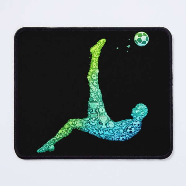 Item preview, Soccer Player Silhouette Gift designed and sold by Corvoria.