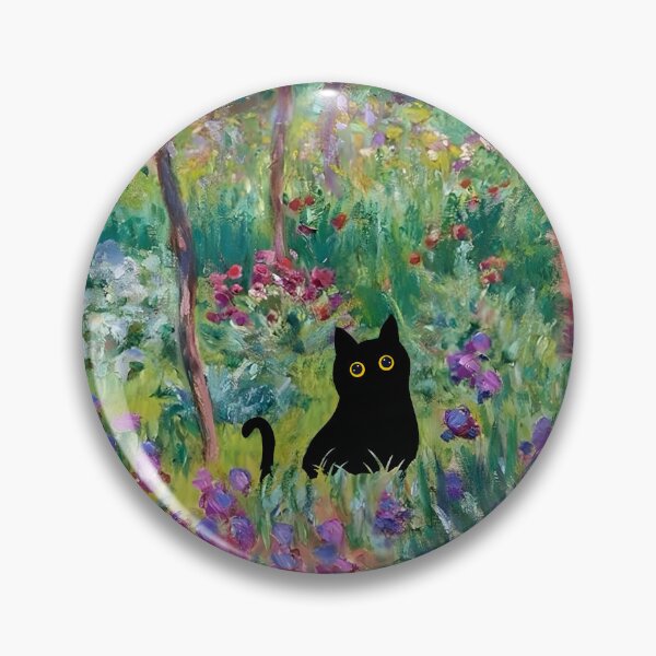 Item preview, Monet Irises Garden Cat designed and sold by PurrfectHome.