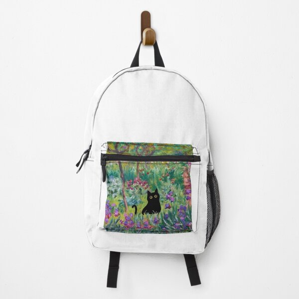 Item preview, Monet Irises Garden Cat designed and sold by PurrfectHome.