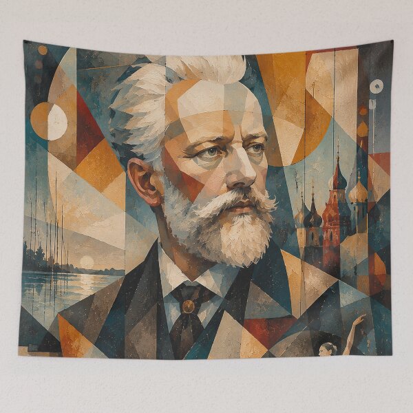 Item preview, Russian composer Pyotr Tchaikovsky painting. designed and sold by GalleryKauffeld.