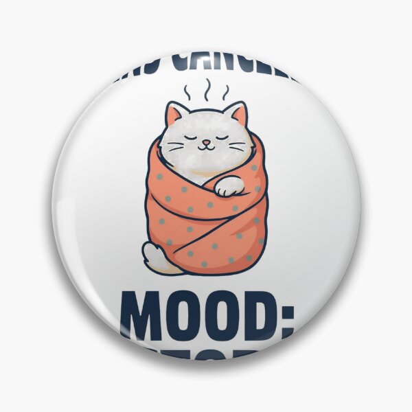 Item preview, Plans Cancelled Mood Restored Cozy Cat designed and sold by Bianca Oltean.