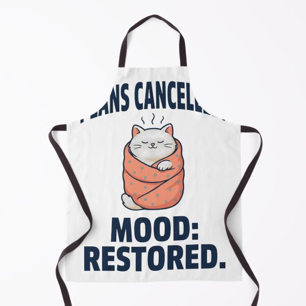 Item preview, Plans Cancelled Mood Restored Cozy Cat designed and sold by Bianca Oltean.