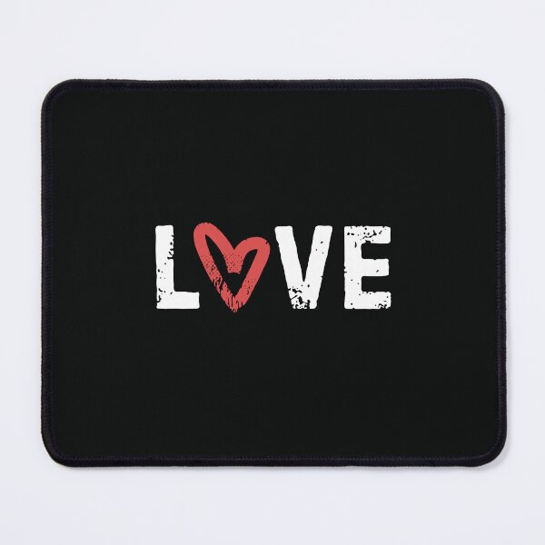 Item preview, Love Distressed Grunge Heart Typography Design designed and sold by ⭐ AURA STUDIO.