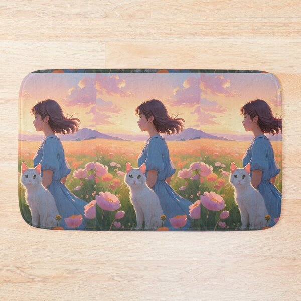 Item preview, Illustration - Person and Feline, Landscape Sweetness designed and sold by AnimeShin.