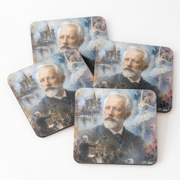 Item preview,  Pyotr Tchaikovsky, Russian composer painting. designed and sold by GalleryKauffeld.