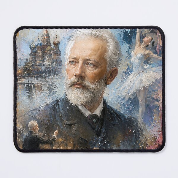 Item preview,  Pyotr Tchaikovsky, Russian composer painting. designed and sold by GalleryKauffeld.