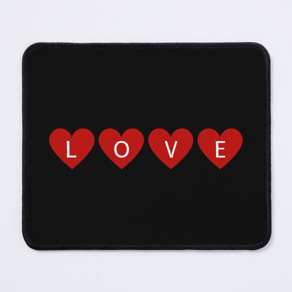 Item preview, Love Red Hearts Letter Typography Design designed and sold by ⭐ AURA STUDIO.
