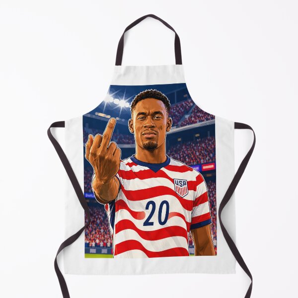Item preview, Folarin Balogun middle finger United States vector cartoon designed and sold by SechainMailo.