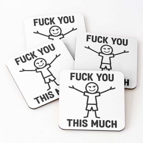 Item preview, Funny Stick Figure Fuck You This Much Sarcastic designed and sold by raedattia.