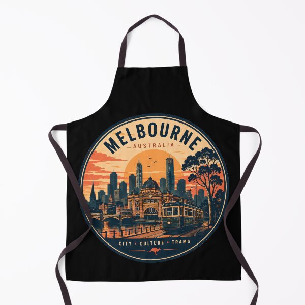 Item preview, Melbourne Australia Vintage City Tram Travel Badge Design designed and sold by TAOptimus .