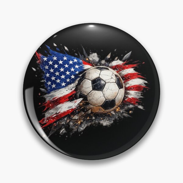 Item preview, American Flag Soccer Fan Gift designed and sold by Corvoria.