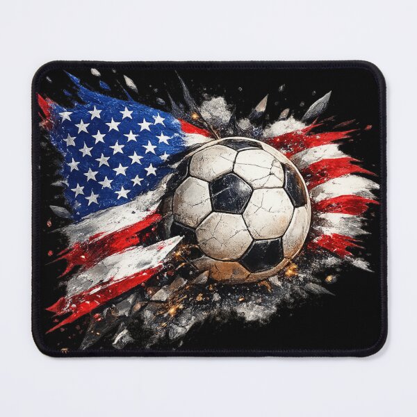 Item preview, American Flag Soccer Fan Gift designed and sold by Corvoria.