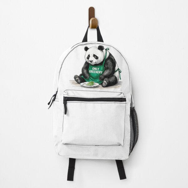 Item preview, Only Greenery - Funny Crying Panda Diet Watercolor Art designed and sold by SoulPT.