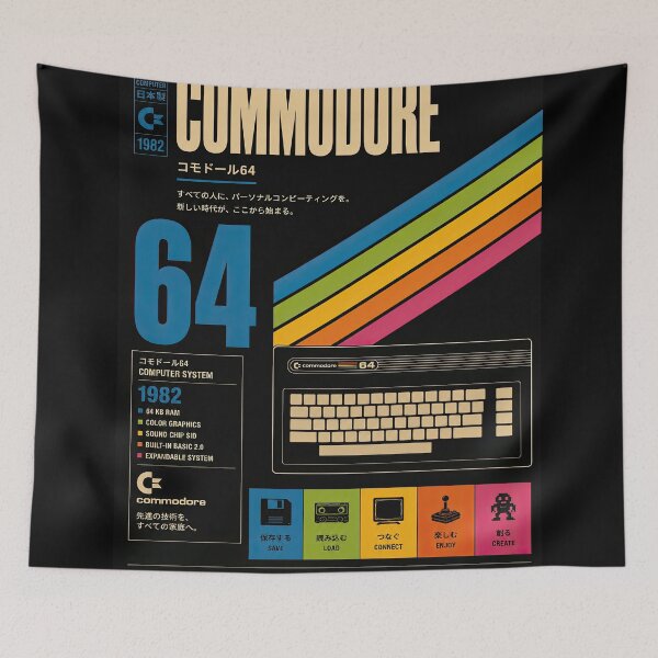 Item preview, Commodore 64 – Vintage Retro Computer Poster designed and sold by obstinator.