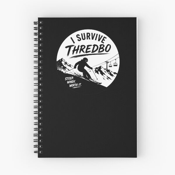 Item preview, I Survive Thredbo Steep Windy Worth Ski Resort Australian Skiing Snow Mountains Skier And Thredbo Snowboarder designed and sold by Yellowriversss.