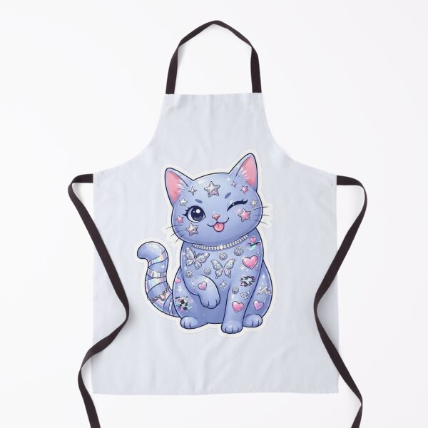 Item preview, Cute Y2K Kawaii Cat Pastel Space Art designed and sold by Iampoji.
