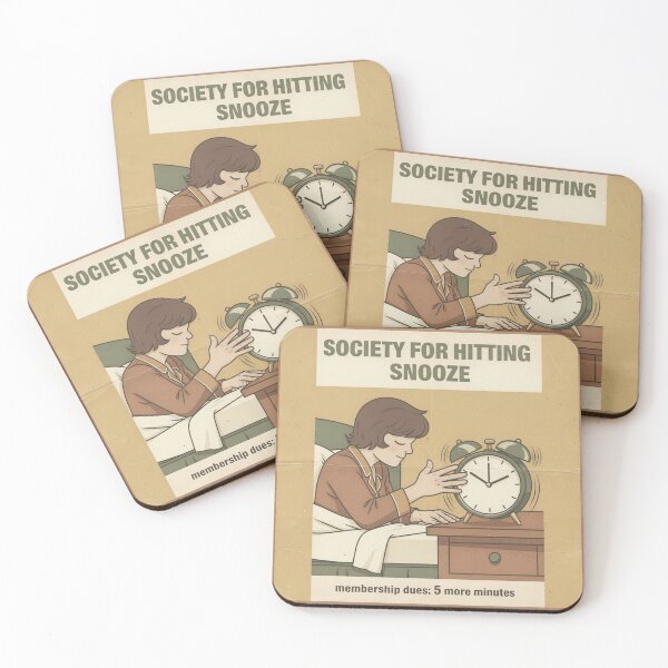 Item preview, Society for Hitting Snooze designed and sold by PictorialWhimsy.