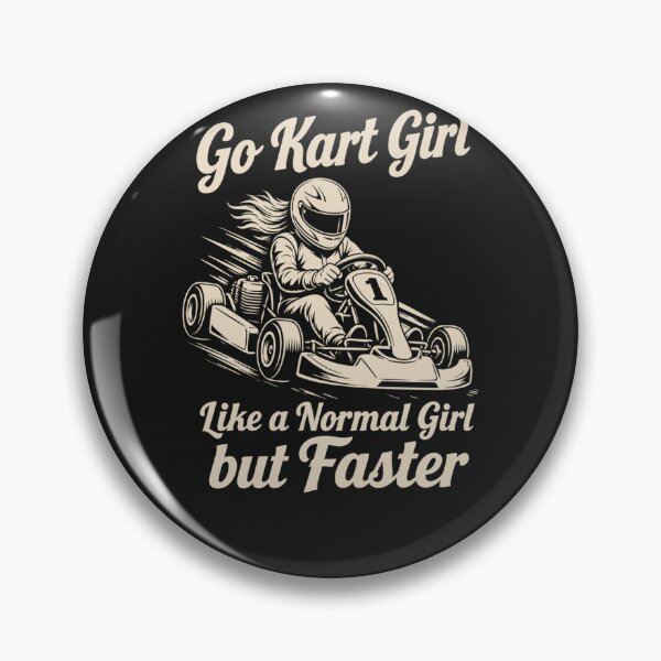 Item preview, Go Kart Girl Racing Driver designed and sold by HilllBernadine.