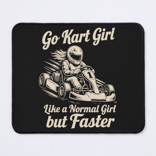 Item preview, Go Kart Girl Racing Driver designed and sold by HilllBernadine.