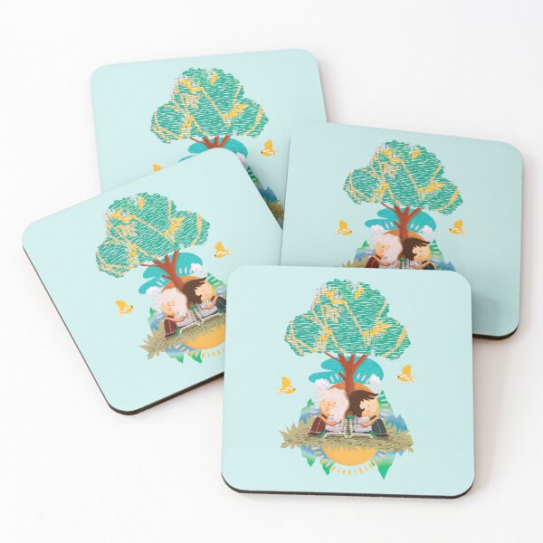Item preview, Whimsical kids Sitting Under Tree in Nature designed and sold by Karin Taylor.