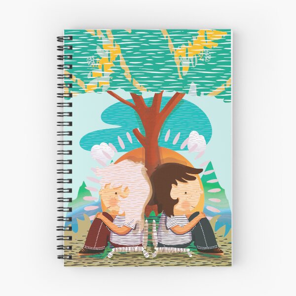 Item preview, Whimsical kids Sitting Under Tree in Nature designed and sold by Karin Taylor.
