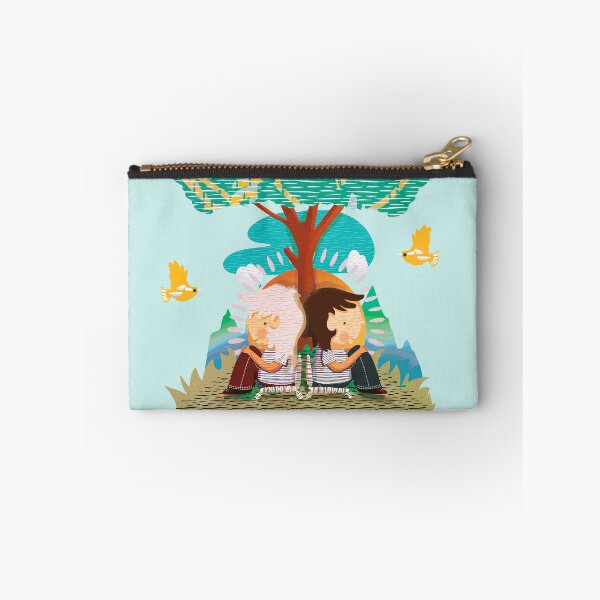 Item preview, Whimsical kids Sitting Under Tree in Nature designed and sold by Karin Taylor.