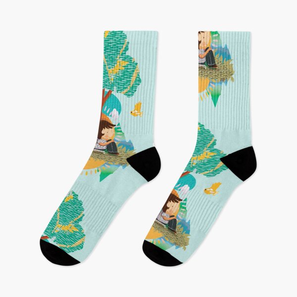 Item preview, Whimsical kids Sitting Under Tree in Nature designed and sold by Karin Taylor.
