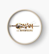 Conan The Barbarian Clock